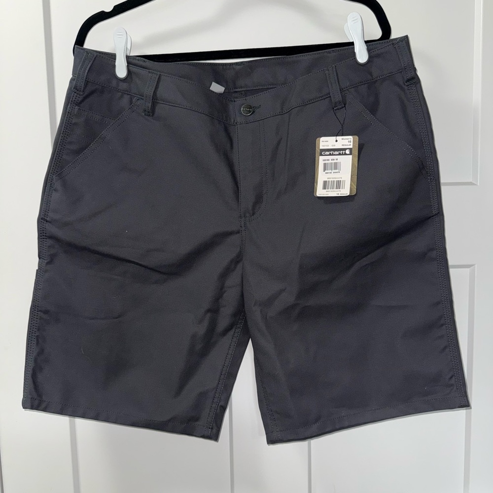 Carhartt Womens Rugged Flex Loose Fit Canvas Work Short size 16 reg